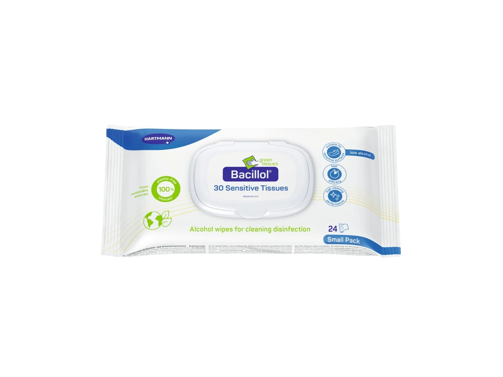 BACILLOL 30 Sensitive Lingettes 24 pièces