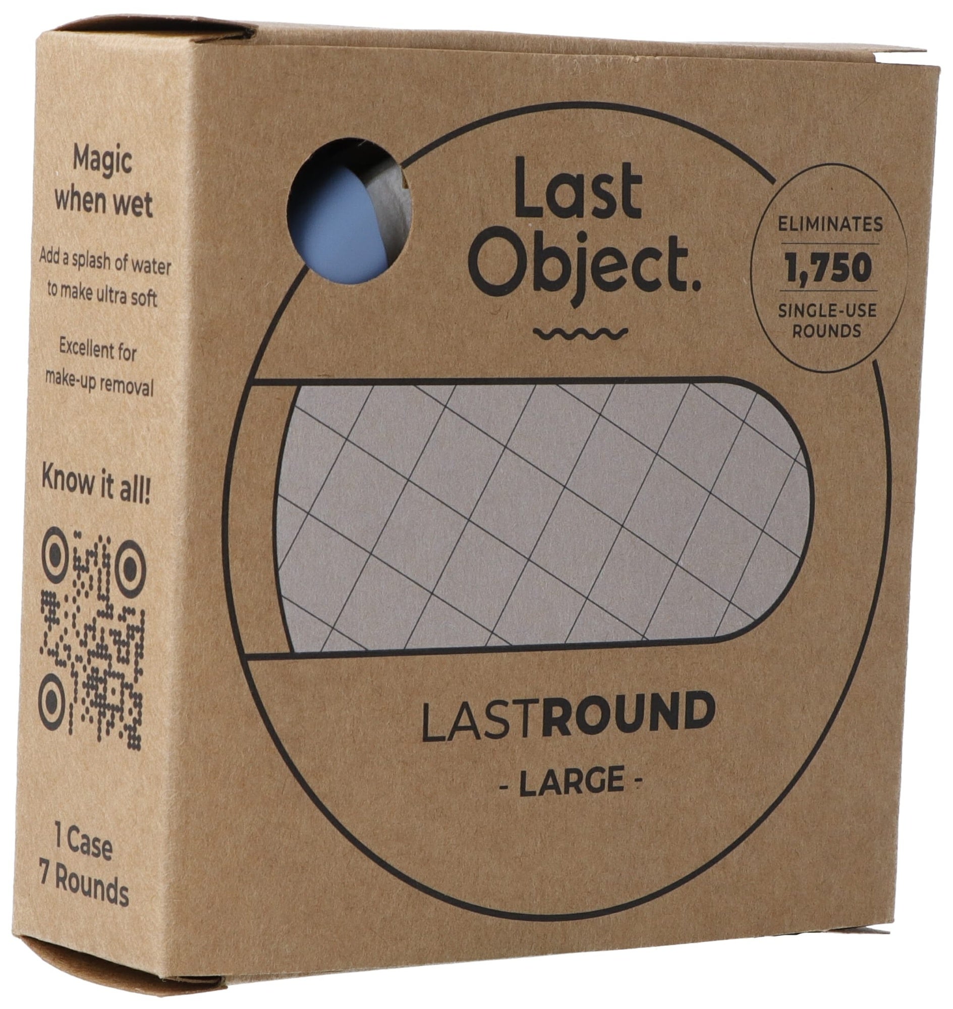 LastRound Coton réutilisable large bleu