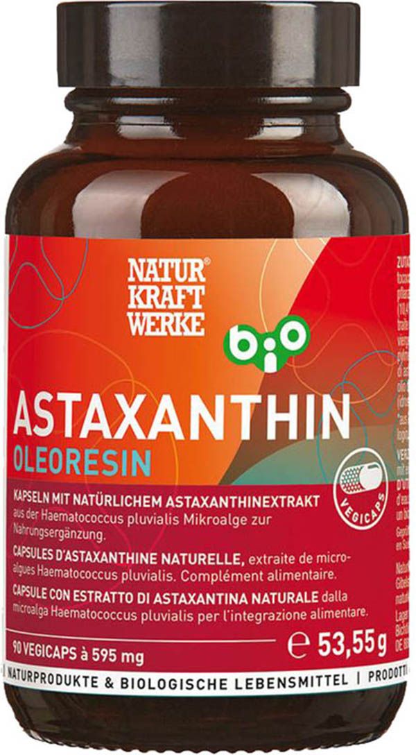 NATURKRAFTWERKE Astaxanthine Vegicaps Bio 90 pièces NATURKRAFTWERKE Astaxanthine Vegicaps Bio 90 pièces