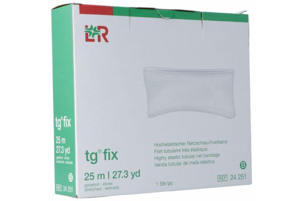 tg fix bandage tubulaire en filet hautement élastique 25m B pour extrémités de petite taille (plusieurs doigts/mains/pieds)