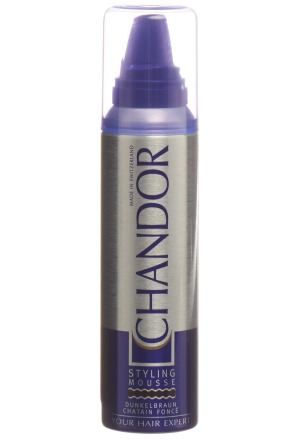 Chandor Colour Styling Mousse Brun foncé 150ml