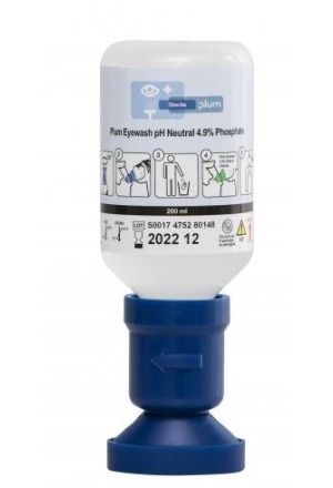 Bouteille de lotion oculaire Plum ph-neutre 4.9% Fl 200ml