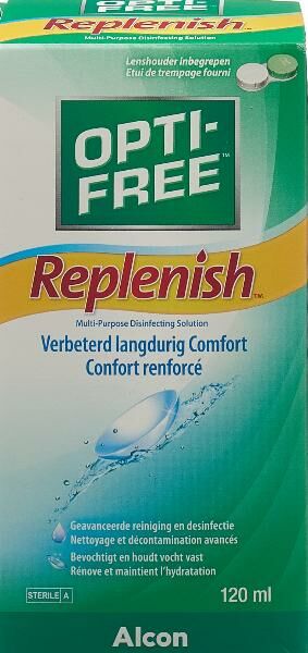 Solution désinfectante OPTI-FREE® Replenish 120ml Solution désinfectante OPTI-FREE® Replenish 120ml