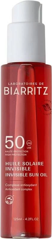 Laboratoires de Biarritz Huile solaire Invisible SPF50 125ml