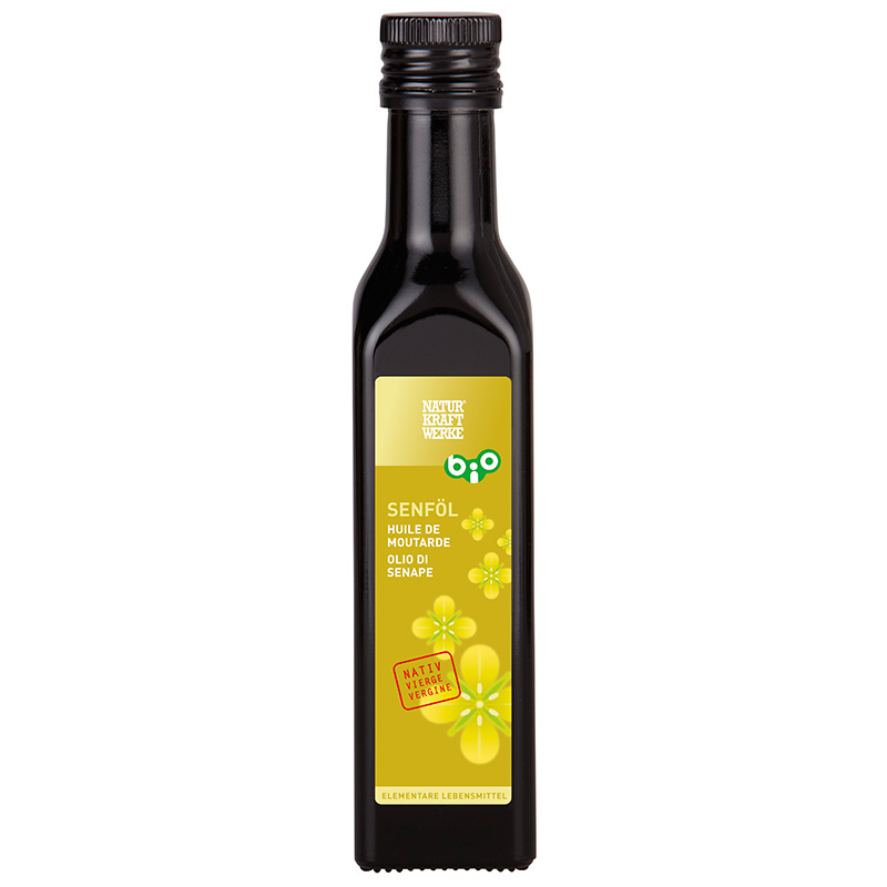 NATURKRAFTWERKE Huile de moutarde vierge bio 250ml NATURKRAFTWERKE Huile de moutarde vierge bio 250ml