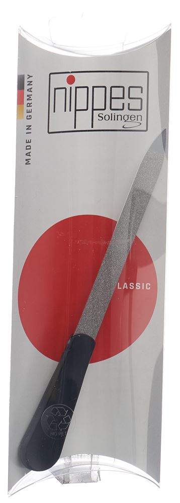 Lime à ongles saphir Nippes 13cm grossière et fine Lime à ongles saphir Nippes 13cm grossière et fine