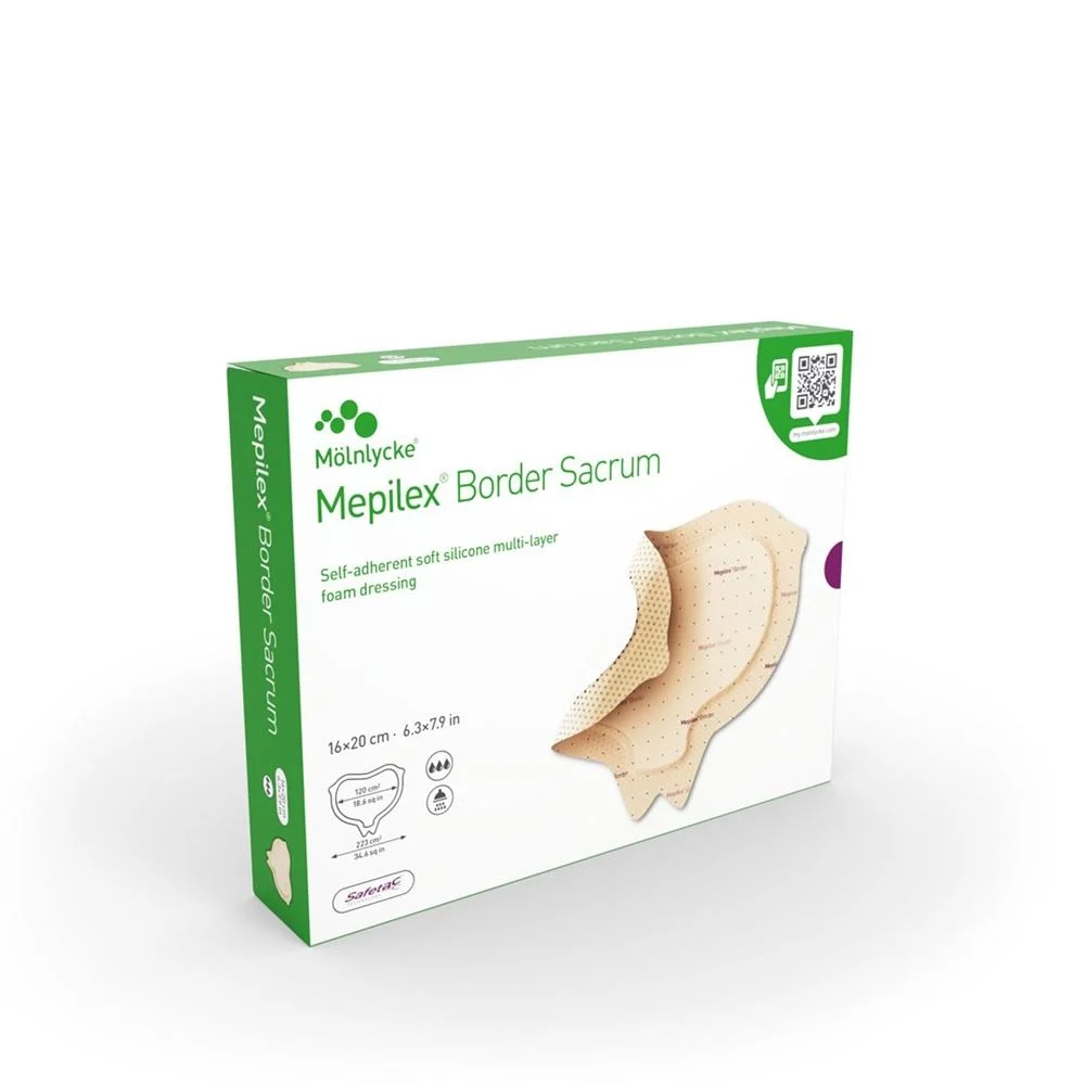 MEPILEX Border Sacrum 16x20cm 282060 boîte 5 pièces