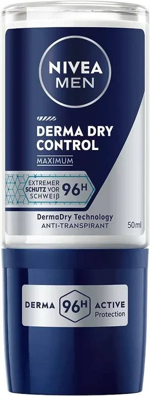 Nivea MEN Déodorant Derma Dry Control Max Roll-on 50 ml