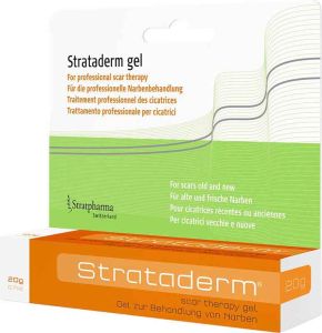 Gel de silicone Strataderm pour le traitement des cicatrices anciennes et nouvelles 20g Gel de silicone Strataderm pour le traitement des cicatrices anciennes et nouvelles 20g