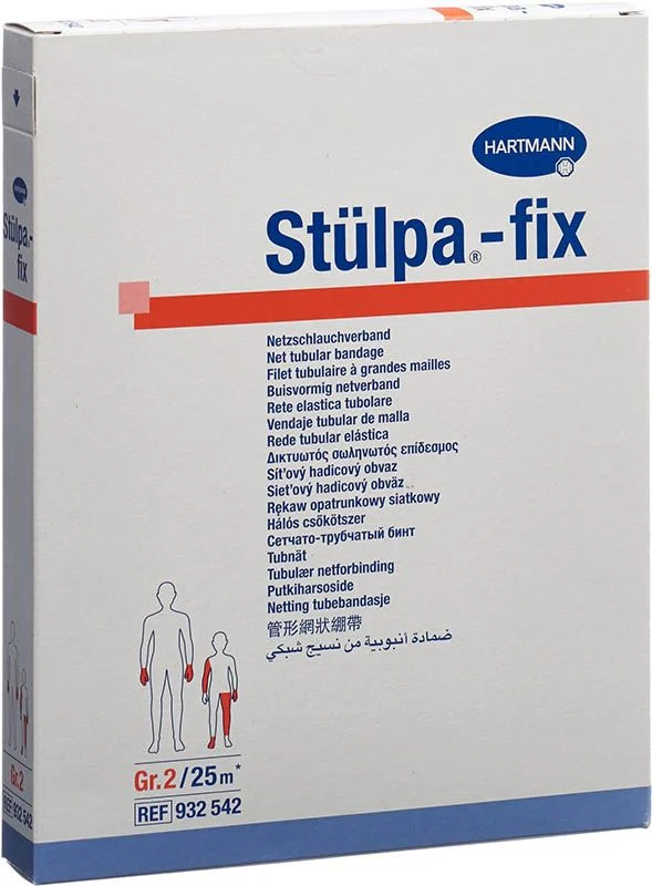Pansement filet Stülpa FIX Gr2 multi-fing Rouleau de 25 mètres