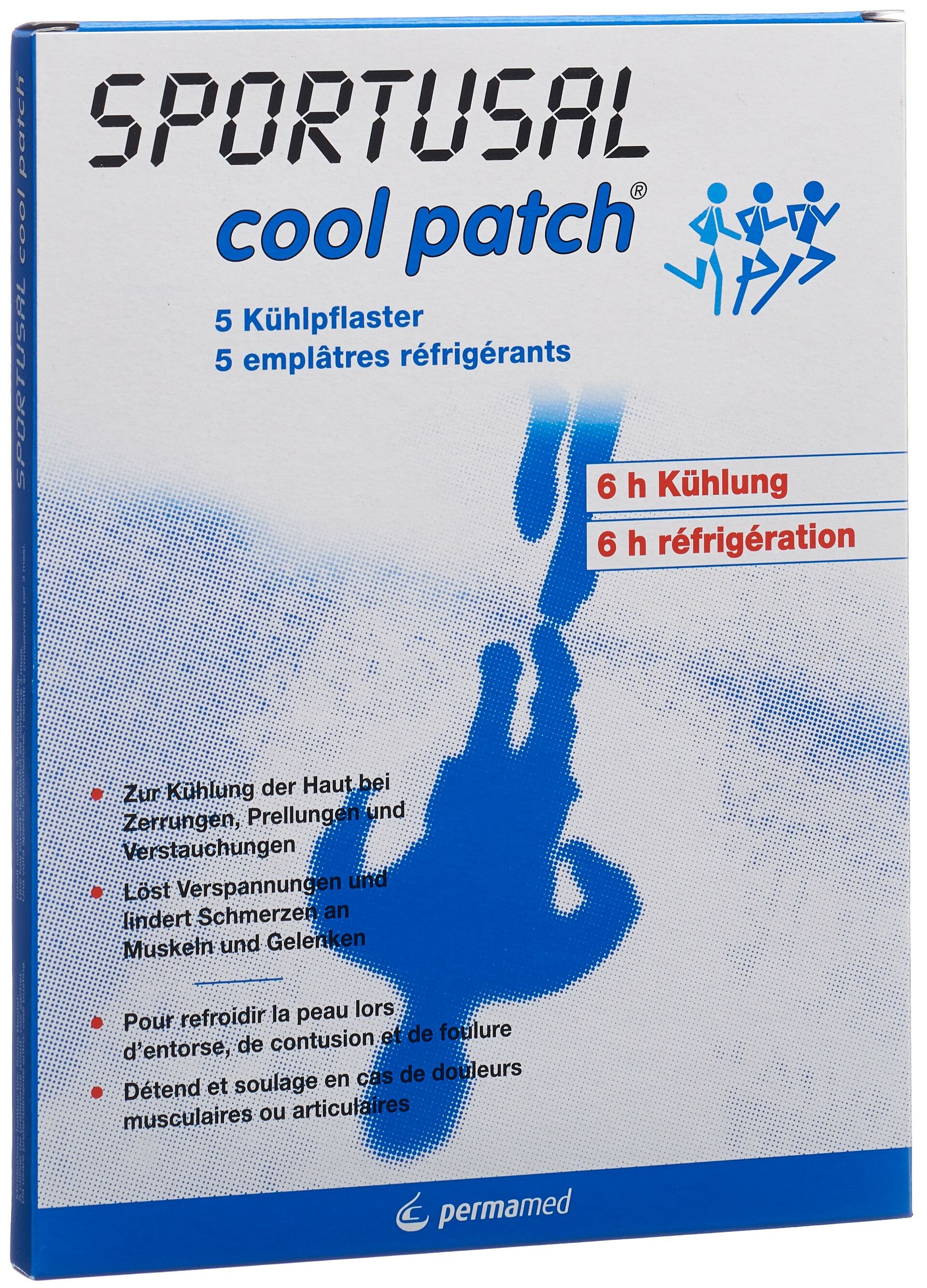 SPORTUSAL Cool Patch 5 pièces