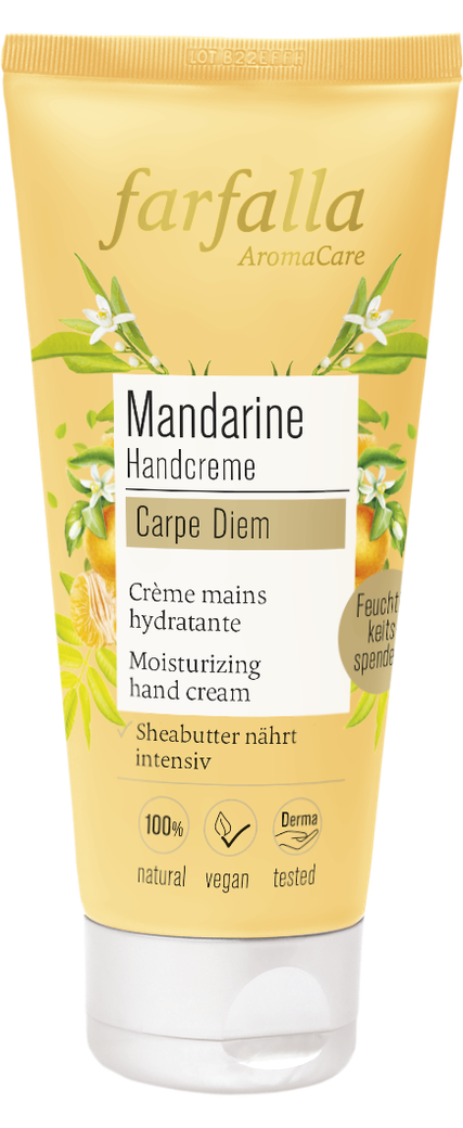 Crème pour les mains FARFALLA Mandarine 50ml Crème pour les mains FARFALLA Mandarine 50ml
