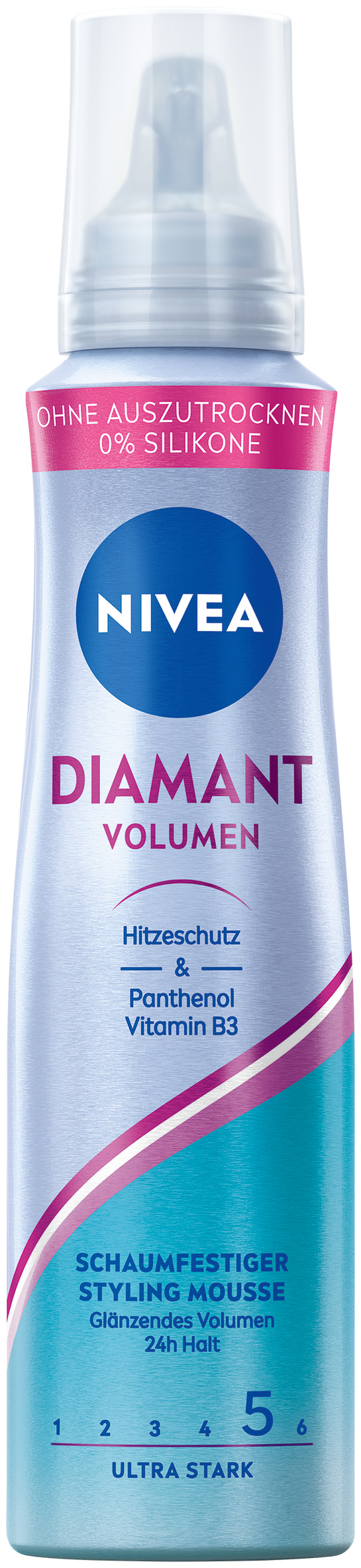 Nivea Mousse Diamant Volume 150ml Nivea Mousse Diamant Volume 150ml