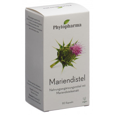 Phytopharma gélules de chardon Marie 80 gélules
