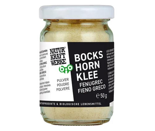 NaturKraftWerke : poudre de fenugrec bio certifiée kbA, 50 g