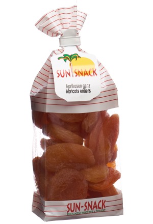 Sun Snack abricots entiers dénoyautés btl 275g