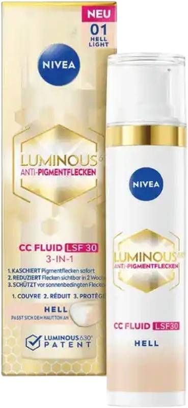 Nivea Cell Lumin 630 3-in-1 CC Fl Med SPF30 40ml Nivea Cell Lumin 630 3-in-1 CC Fl Med SPF30 40ml