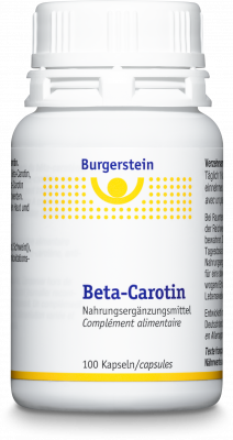 BURGERSTEIN Bêta-carotène en gélules 100 pièces BURGERSTEIN Bêta-carotène en gélules 100 pièces