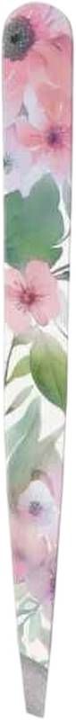 HAUSMANN Pince à épiler oblique Floral zartrosa