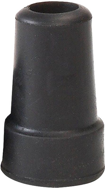 Sahag capsule de canne noire 16mm canne métallique avec insert en acier