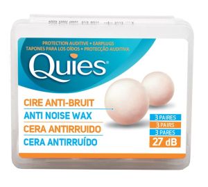 Quies antibruit en cire 6 pièces Quies antibruit en cire 6 pièces