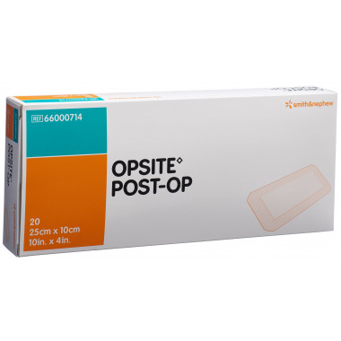 Opsite Post OP pansement film 25x10cm stérile 20 Btl