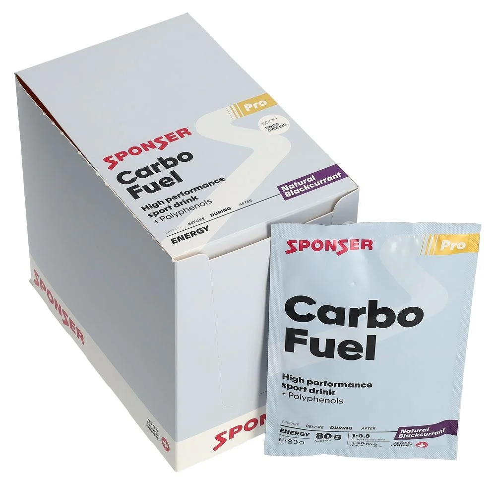 SPONSER® Carbo Fuel Plv Natural Blackcurr 10 x 83g
