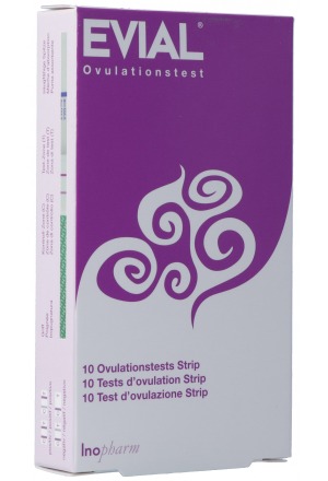 Evial Test d'ovulation Strip 10 pièces Evial Test d'ovulation Strip 10 pièces