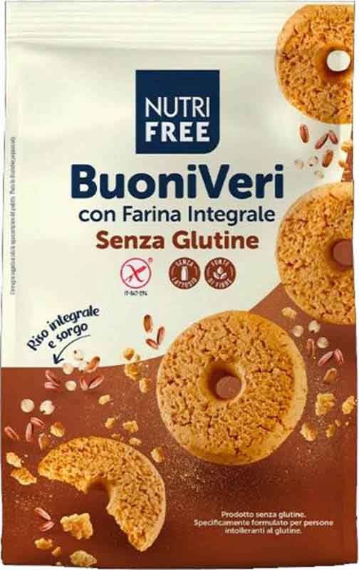NUTRIFREE Buoni Veri Biscuits complets sans gluten 250g
