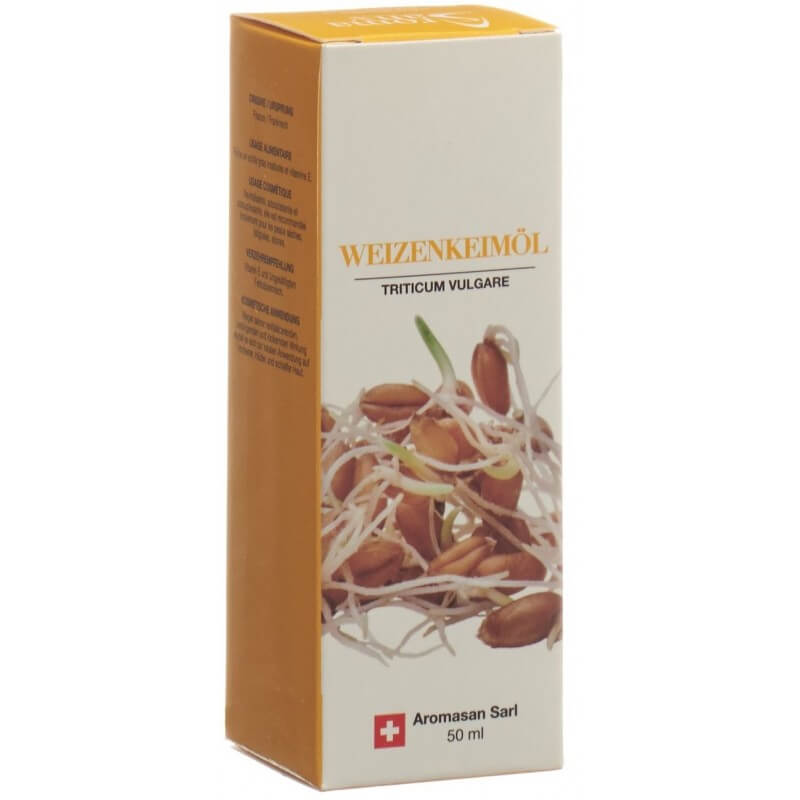 Huile de germe de blé Aromasan 50ml Huile de germe de blé Aromasan 50ml