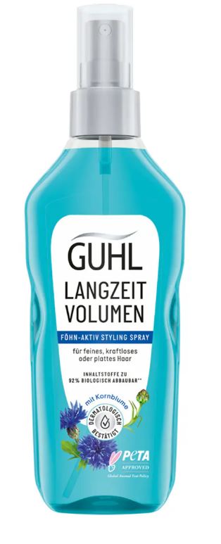 Spray coiffant longue durée GUHL Vol Sèche-cheveux actif 150ml