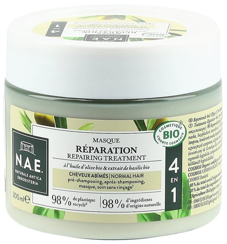 N.A.E. Shampooing-soin réparateur 4 en 1 300 ml