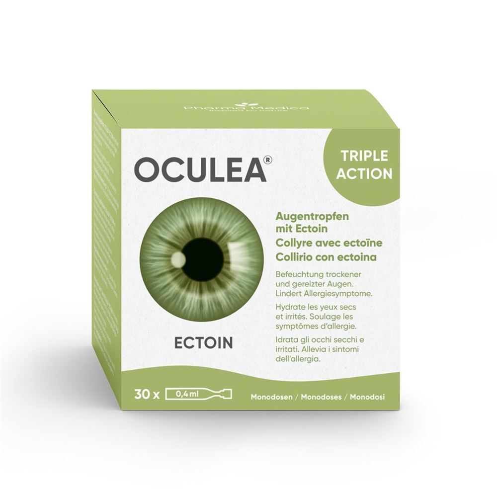 OCULEA ECTOIN gouttes pour les yeux 30 monodos 0.4ml OCULEA ECTOIN gouttes pour les yeux 30 monodos 0.4ml