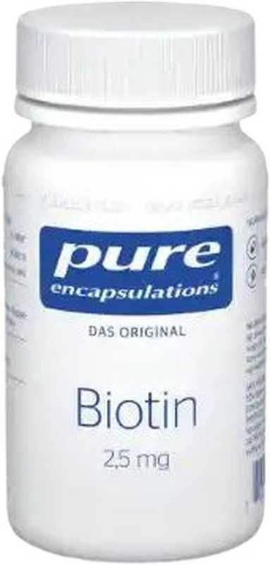 Pure Biotin Capsules Fl 60 pièces Pure Biotin Capsules Fl 60 pièces