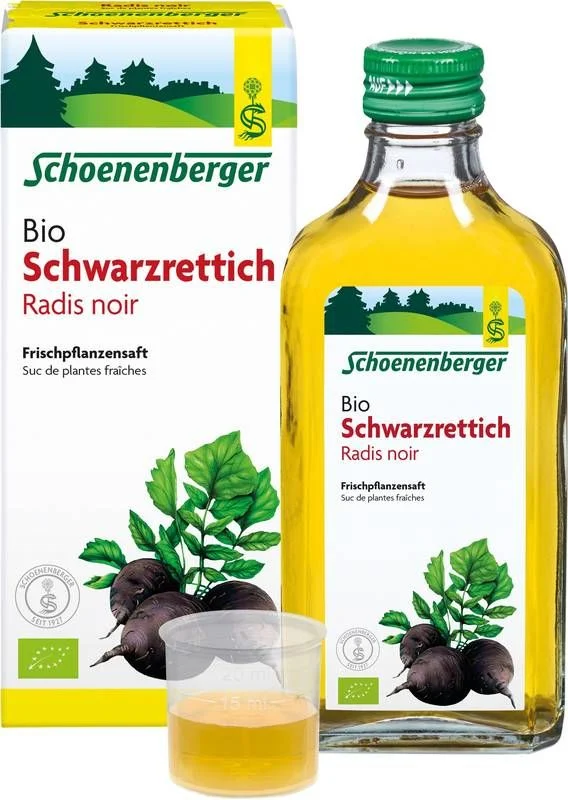 Schoenenberger Jus de plantes noires bio 200ml
