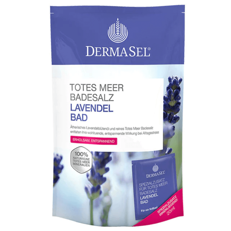 Sel de bain DermaSel Lavande Btl 400g Sel de bain DermaSel Lavande Btl 400g