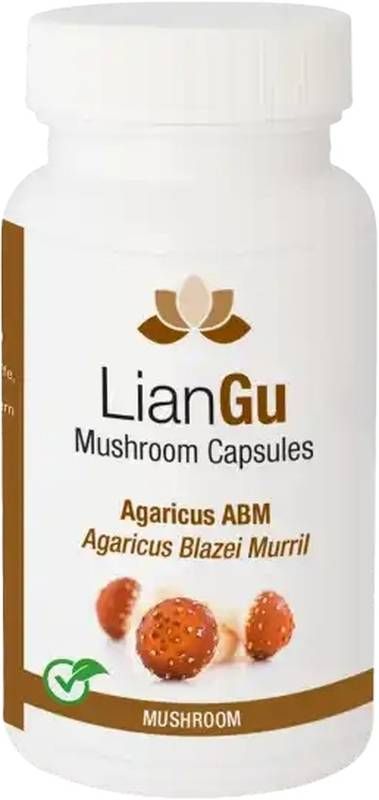 LianGu Agaricus ABM Mushrooms gélules Ds 120 pièces LianGu Agaricus ABM Mushrooms gélules Ds 120 pièces