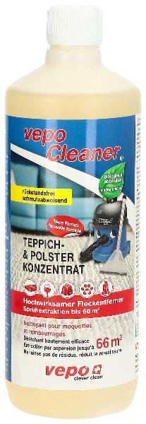 Vepocleaner Tapis+Coussins pour 50m2 Extraction par pulvérisation 1000ml