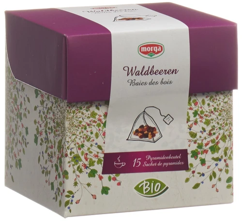 Morga, thé aux fruits des bois, sachets pyramidaux bio, 15 pièces