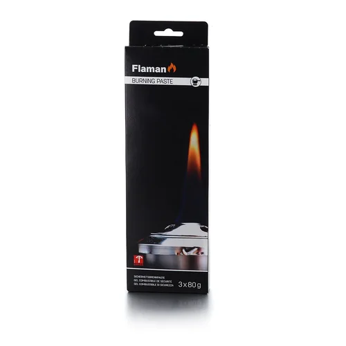 Pâte à brûler FLAMAN 3 x 80g