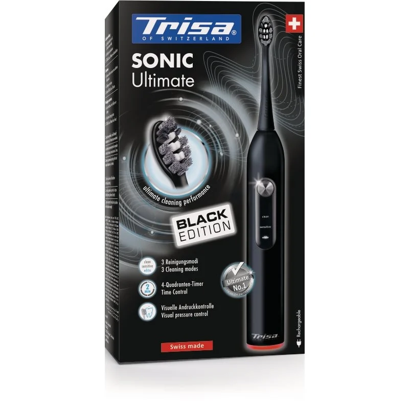 Brosse à dents électrique Trisa Sonic Ultimate Black Edit