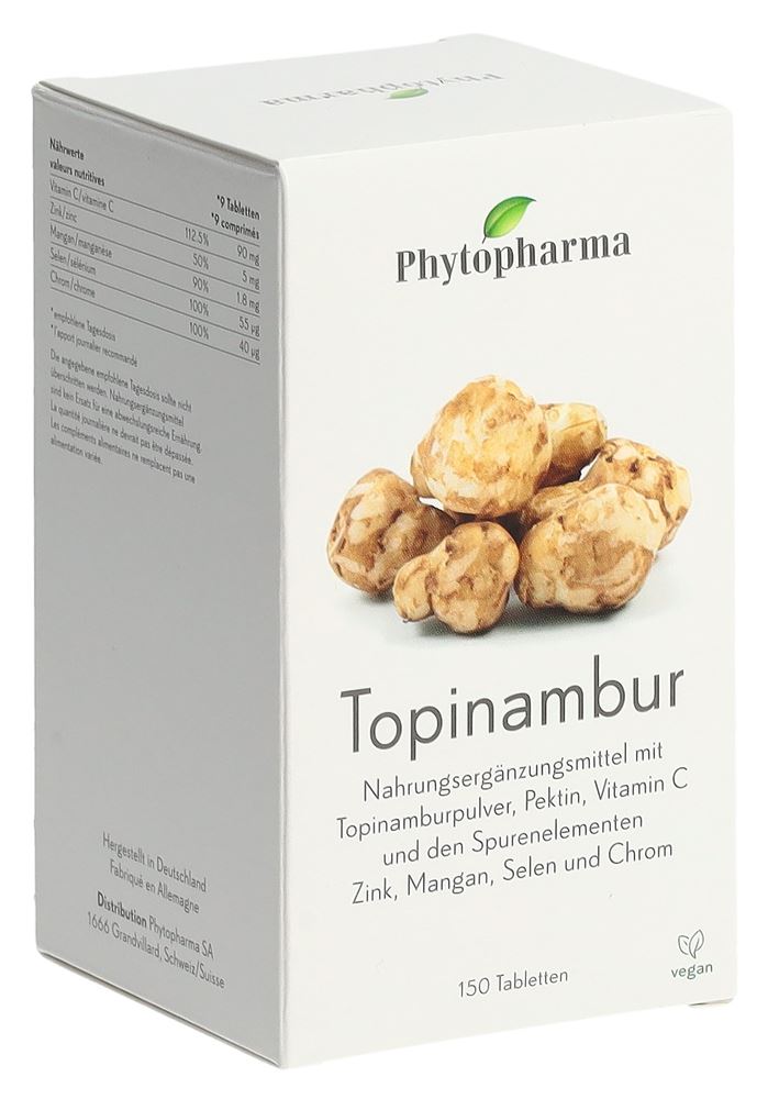Comprimés de topinambour Phytopharma 150 pièces