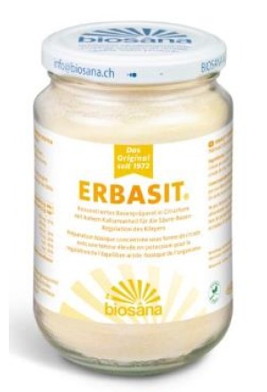 ERBASIT konz préparation basique Plv verre 300g ERBASIT konz préparation basique Plv verre 300g
