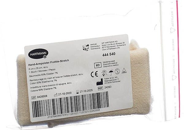 TOBLER Coussinets en éponge stretch 6cmx35cm mains bras