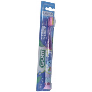 Brosse à dents GUM Junior 6+ Timer Light violet Brosse à dents GUM Junior 6+ Timer Light violet