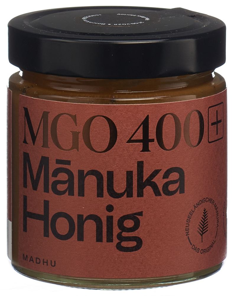 MADHU Miel de Manuka MGO400 500g MADHU Miel de Manuka MGO400 500g
