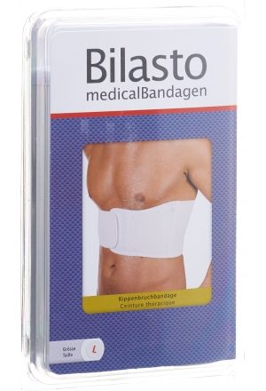 BILASTO Bandage pour fracture de côtes XL blanc