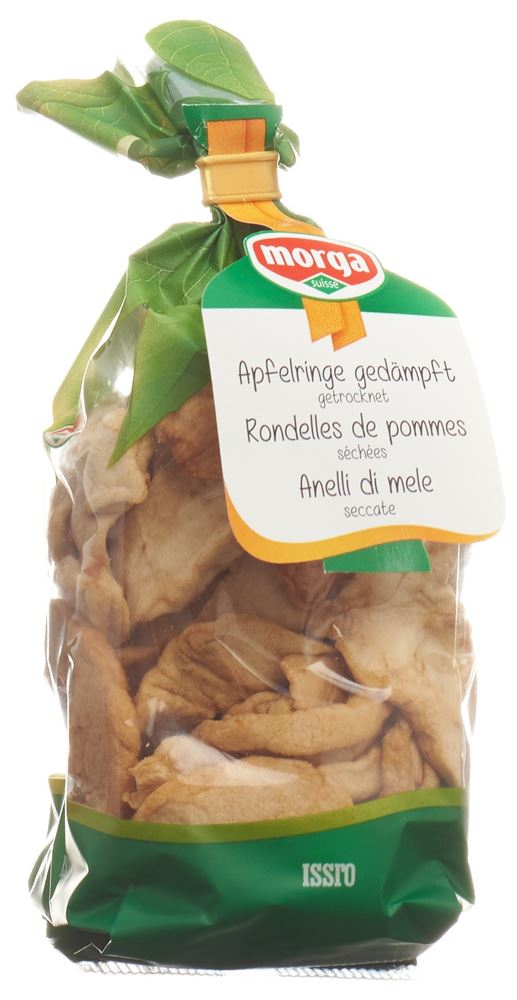 ISSRO Anneaux de pomme cuits à la vapeur/sulfurés 100g ISSRO Anneaux de pomme cuits à la vapeur/sulfurés 100g
