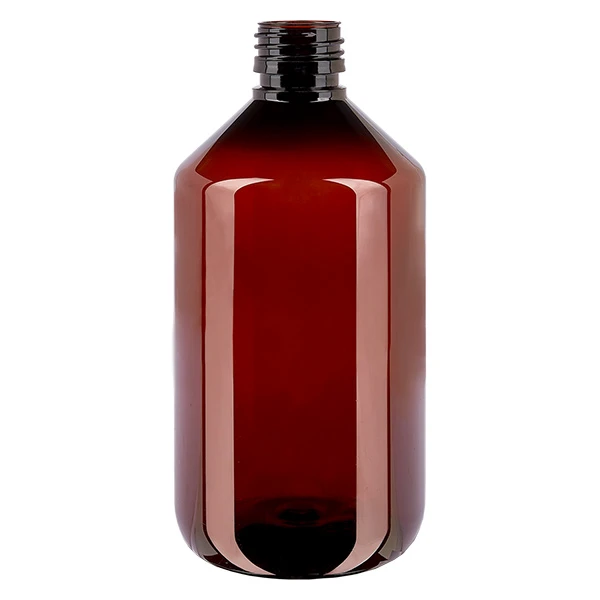 HEIDAK Recy Bouteille PET 500 ml marron sans bouchon 25 pièces