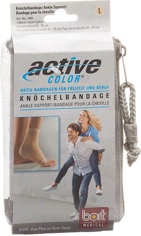 BORT ActiveColor bandage de cheville XL +25cm beige BORT ActiveColor bandage de cheville XL +25cm beige